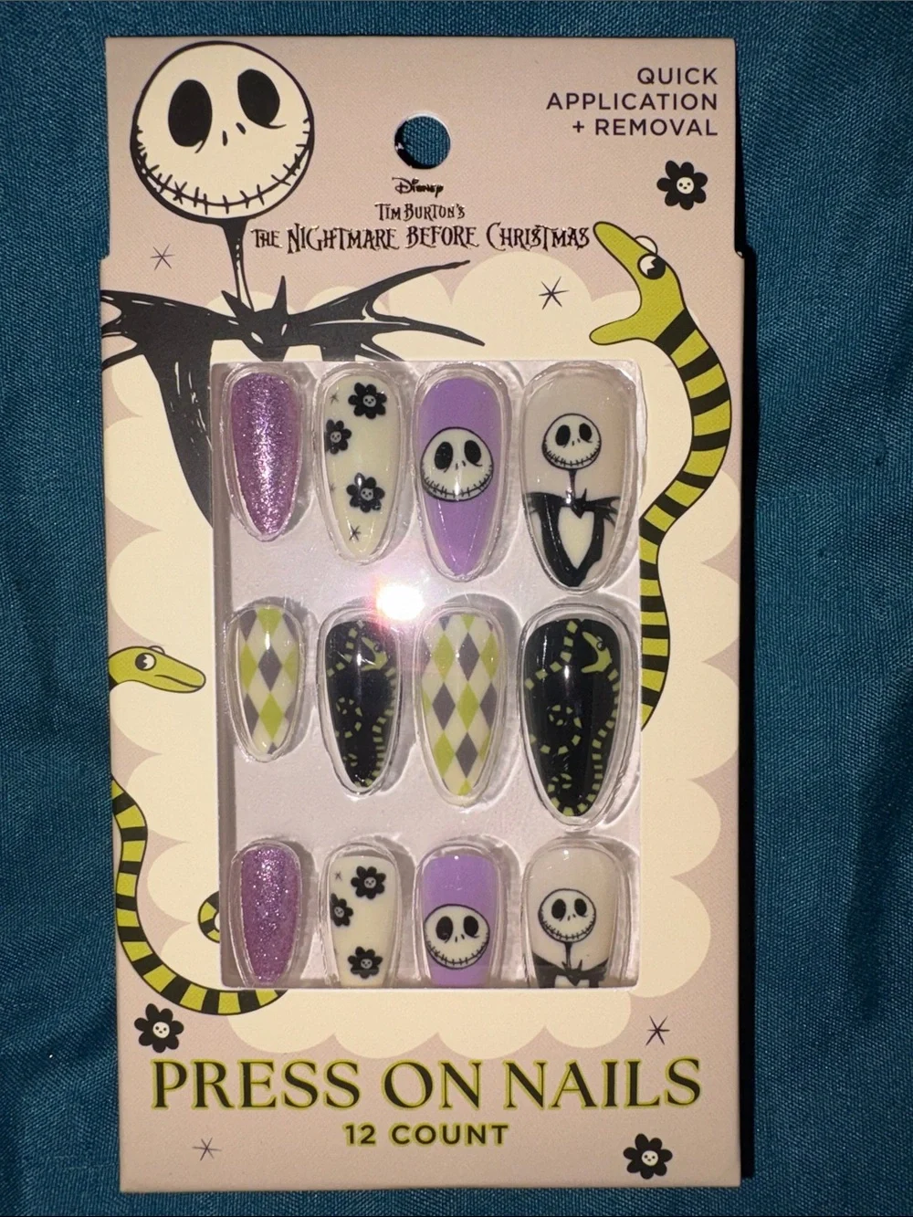 Nightmare Before Christmas- Press-On Nails - 4 pks